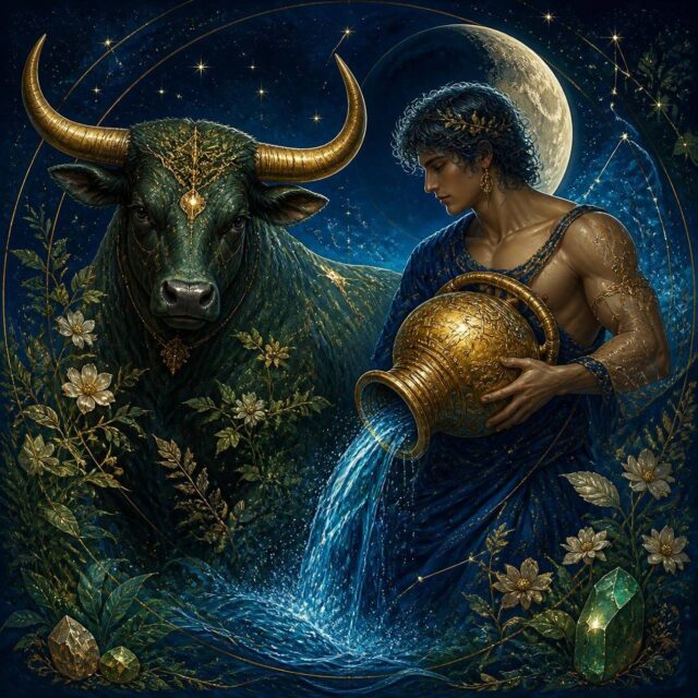 Taurus and Aquarius